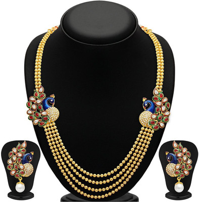 YouBella Alloy Gold Jewellery Set(Pack of 1)