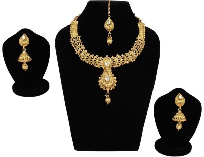 STYYLO FASHION Alloy Gold-plated Gold Jewellery Set(Pack of 1)