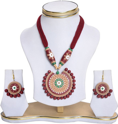 Rai Collection Terracotta Multicolor Jewellery Set(Pack of 1)