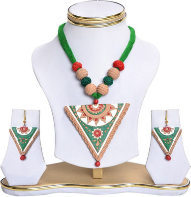 Rai Collection Terracotta Multicolor Jewellery Set(Pack of 1)