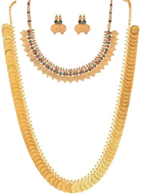 YouBella Alloy Multicolor Jewellery Set(Pack of 1)