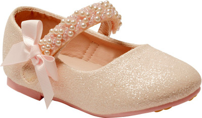 

Little Soles Girls Velcro Ballerinas(Pink