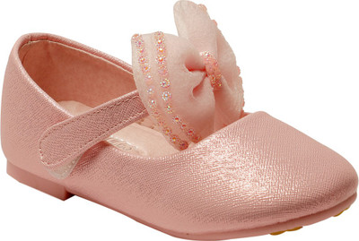 

Little Soles Girls Velcro Ballerinas(Pink