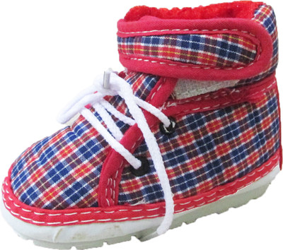 

VBaby Boys & Girls Lace Sneakers(Red, Cherry red