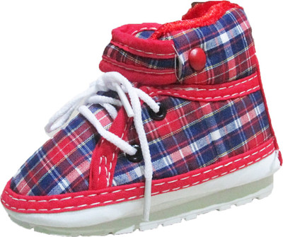 

VBaby Boys & Girls Lace Sneakers(Red, Strawberry red