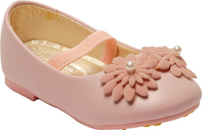 

Little Soles Girls Velcro Ballerinas(Pink