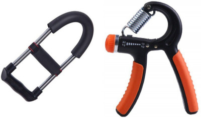 

Krazy Fitness Forearm Strengthening Set Forearm Flexor + Adjustable Hand Grip 10 Kg to 40 Kg Gym & Fitness Kit