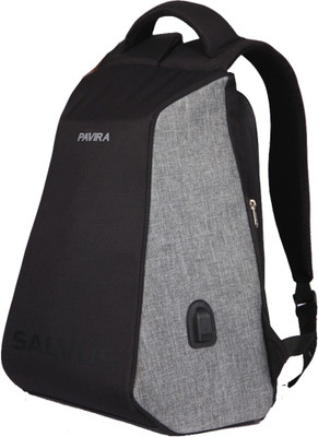 

PAVIRA SALVUS Anti Theft Laptop 25 L Backpack(Grey)