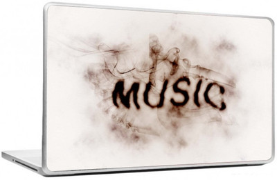 

punix Music Smoke Effect Exclusive High Quality Laptop Decal, laptop skin sticker 15.6 inch (15 x 10) Inch new Vinyl Laptop Decal 15.6