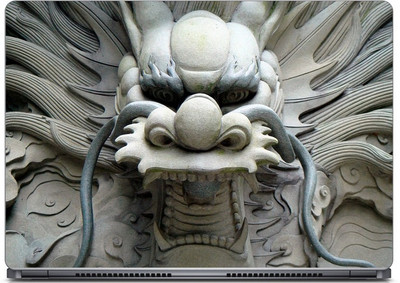 

punix Chinese Dragon Head Statue Exclusive High Quality Laptop Decal, laptop skin sticker 15.6 inch (15 x 10) Inch new Vinyl Laptop Decal 15.6