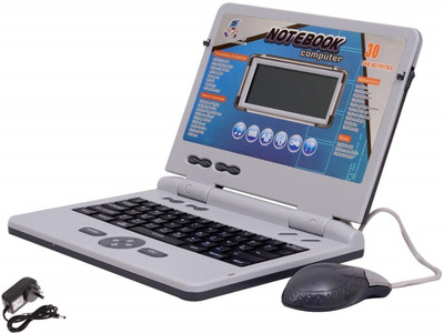 

TOYGALAXY Kids Educational & Learning Multi Skill Laptop With 30 Activities (Includes Adapter & Mouse)(Multicolor)