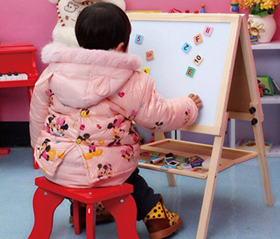 

Happy GiftMart 3 in 1 Educational Magnetic White Chalk Board for Kids (Multicolour)(Multicolor)