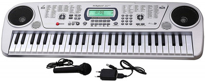 

TOYGALAXY 54 Keys 100 tunes and rhythms Musical Keyboard Piano With Microphone - 5407(Rechargeable)(Multicolor)