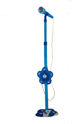 

TOYGALAXY mickey mouse Microphone toy for kids with stand +connect your phone .(Blue)