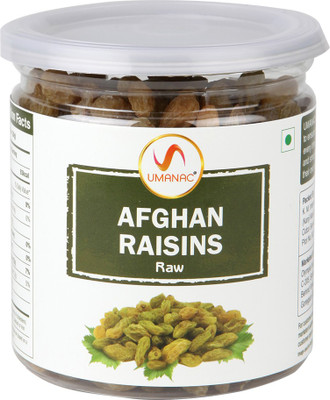 

UMANAC Afghan Raw Raisins 250 gm (Pack of 2) Raisins(500 g, Plastic Bottle)