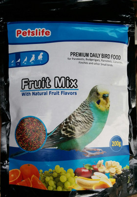 

Taiyo Petslife- FRUIT MIX 200g - Birds Food Fruit 200 g Dry Bird Food