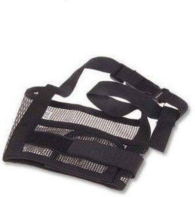 

Aqua Medium Strips Dog Muzzle(black)