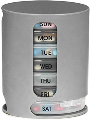 

Smartcraft 7 Medicine Box - Pill Pro , Weekly Pill Box , 7 Day Pill Organizer , Portable Pill Box Pill Box(Multicolor)