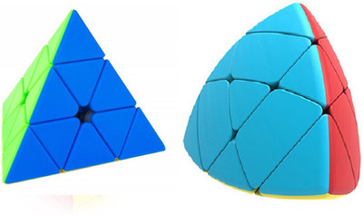 

JAYNIL ENTERPRISE High Speed Pyramid Rubikâs Cube and Pyraminx Cube Stickerless Triangle Rubik Cube Puzzle(76 Pieces)
