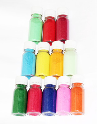 oramsa Pack of 12 Rangoli Powder(Multicolor)