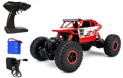 

Zest 4 Toyz 1:18 Remote Control Rock Through Sports Car Truck 4Wd Rally Rough & Tough Toy(Red, White)