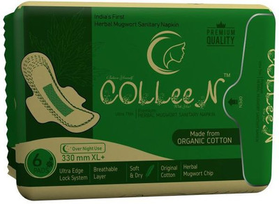 

COLLEEN HERBAL MUGWORT Premium 330 mm Sanitary Pad(Pack of 6)
