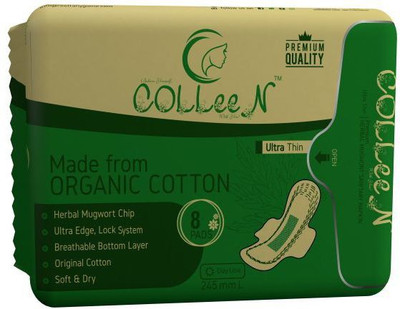 

COLLEEN HERBAL MUGWORT Premium 245 mm Sanitary Pad(Pack of 8)