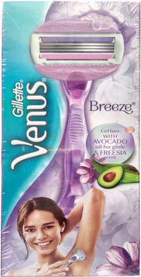 

Gillette Venus Breeze Razor ( Gel Bars With Avocado Oil For Glide & Freesia Scent )