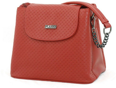 

Amazing Women Casual Red Rexine Shoulder Bag