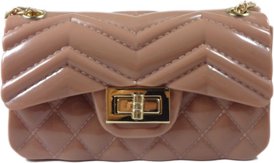 

SB Women Evening/Party, Casual Pink Silicon Sling Bag