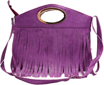 

VIRUSHKA Girls Evening/Party, Casual, Formal, Sports Purple Synthetic Leather Sling Bag