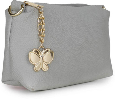 

Wrodss Women Casual Grey PU Sling Bag