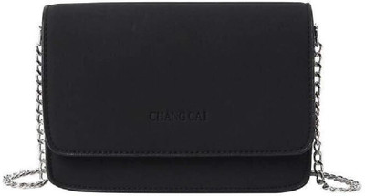 

Mei&Ge Women Evening/Party, Casual, Formal Black PU, Synthetic Leather Sling Bag