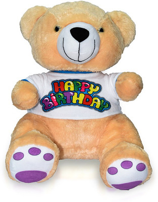 

Benny n Bunny Teddy with T-shirt, Light Brown - 51 cm(Brown)
