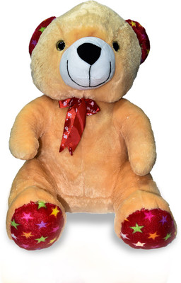 Benny n Bunny Teddy with Bow, Light Brown - 30 cm(Brown)