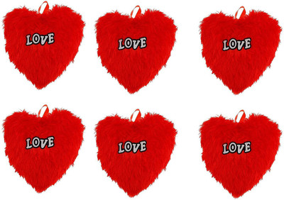 

Marchie's Heart Shape Pillow Combo 6 Pcs with Love for Gift to Wife, Husband, Girlfriend, Boyfriend ( 35 Cm X 25 Cm X 15Cm) - 35 cm(Multicolor)