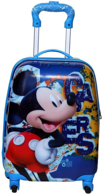 

GOCART Children Travel Trolley Face Micky Bags 4 wheeled suitcase for kids suitcase Cabin Luggage -  inch(Multicolor