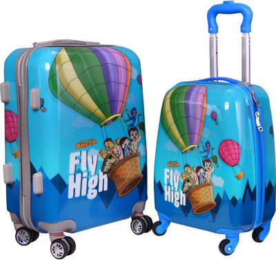 

Fortune Chhota Bheem Fly High set of +20 Inch Luggage trolley Bag Cabin Luggage -  inch(Multicolor