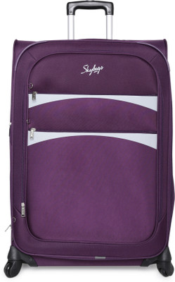 

Skybags NEVADA STR 4 WHEEL 77 PURPLE Expandable Check-in Luggage -  inch(Purple