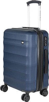 

Nasher Miles Rome Hard-Sided Cabin Luggage Bag Navy Blue  Inch | 55CM Trolley/Travel/Tourist Expandable Cabin Luggage -  inch(Blue