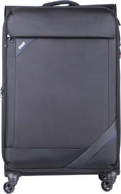 

VIP Helios Lite Spinner Soft Trolley 77 cm (Black) Expandable Check-in Luggage -  inch(Grey