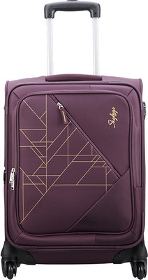 

Skybags PRIZMA 4W EXP STROLLY 55 PURPLE Expandable Cabin Luggage -  inch(Purple