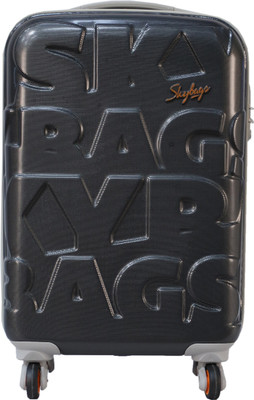 

Skybags Oscar Spinner Hard Trolley 55 cm (Graphite) Cabin Luggage -  inch(Black