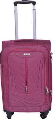

Times Bags Stylish Polyster Expandable Trolley Bag Cabin Luggage 2TB4W Expandable Check-in Luggage - 24 inch(Purple)