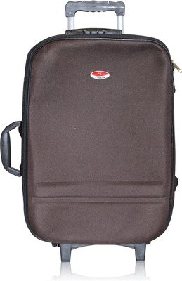 

M-Max 20 Inch Trolley Bag BAG Coco Brown Cabin Luggage - 20 inch With Locking System Cabin Luggage - 20 inch(Brown)