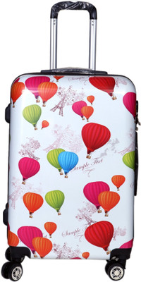 

Tramp & Badger Hot Air Ballon Printed Pattern Non-Breakable & Extra Light Weight Expandable Check-in Luggage -  inch(Multicolor