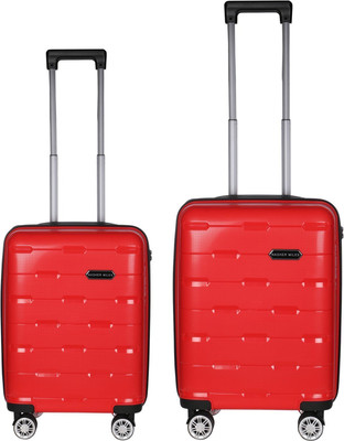 

Nasher Miles Santorini Polypropylene Hard-Sided Luggage Set of 2 Check-in Luggage -  inch(Red