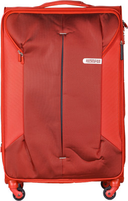 

American Tourister Spectralite TSA Spinner Soft Trolley 82 cm Rust Expandable Check-in Luggage -  inch(Red