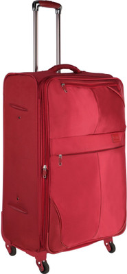 

Nasher Miles Brunei Soft-Sided Check-In Luggage Bag Red  Inch | 65CM Trolley/Travel/Tourist Expandable Check-in Luggage -  inch(Red