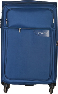 

Pronto Lima Spinner Soft Trolley 78 cm (Navy Blue) Expandable Check-in Luggage - 30 inch(Blue)